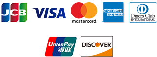 JCB | VISA | Mastercard | AMEX | Diners Club | UnionPay | Discover